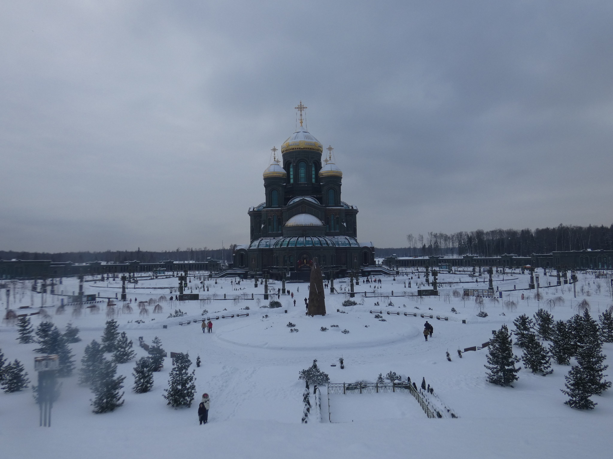 Поклонная гора зимой
